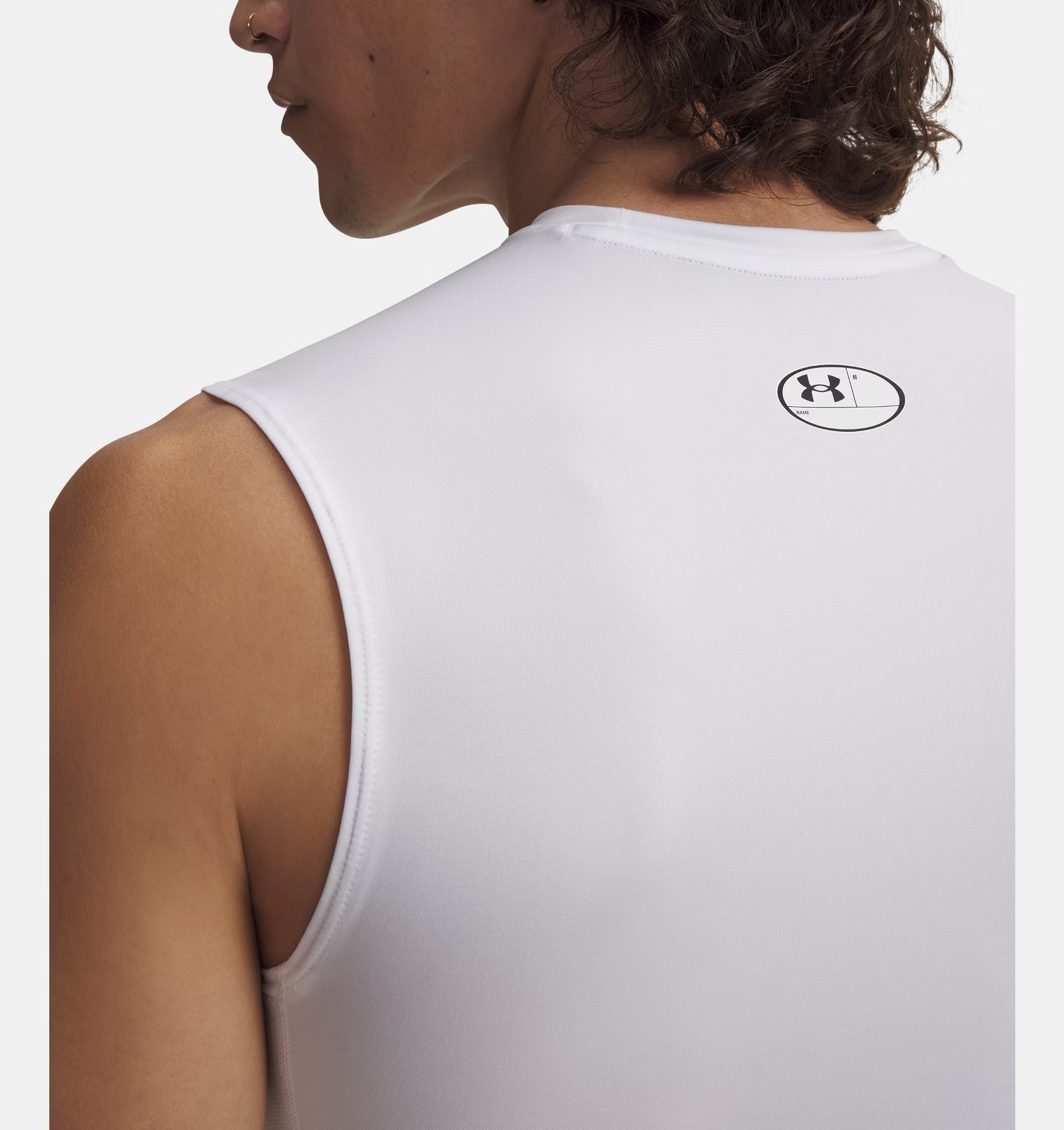 Under Armour 1361522 Canotta HeatGear Compression White