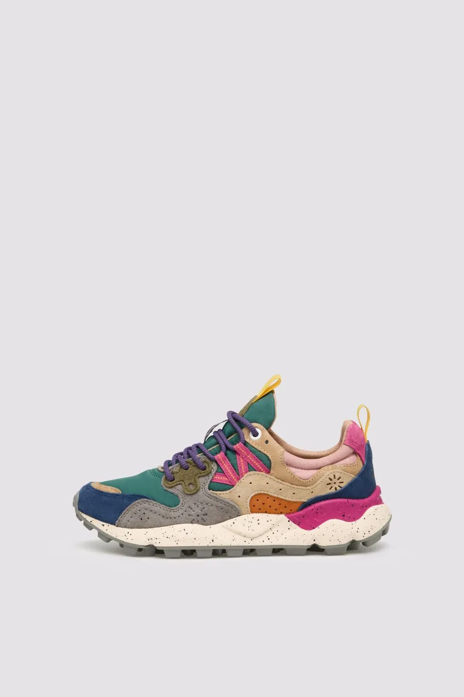 Flower Mountain Yamano 3 2017817 Sneakers Petrolio Fucsia