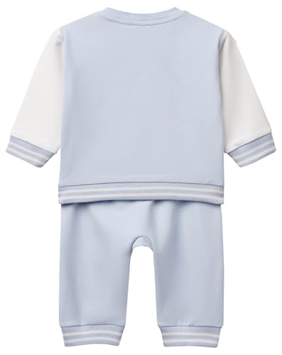Benetton Comp. Tuta Felpa Unisex Girocollo Stretch Logo