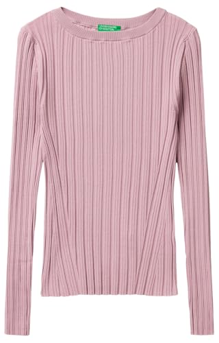 Benetton Maglieria 1wznd10g9 maglia barchetta viola viscosa