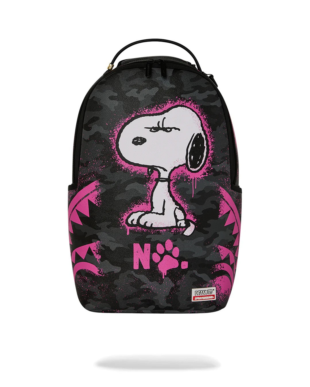 Sprayground Snoopy Pink Stencil zaino 910B8781NSZ nero rosa