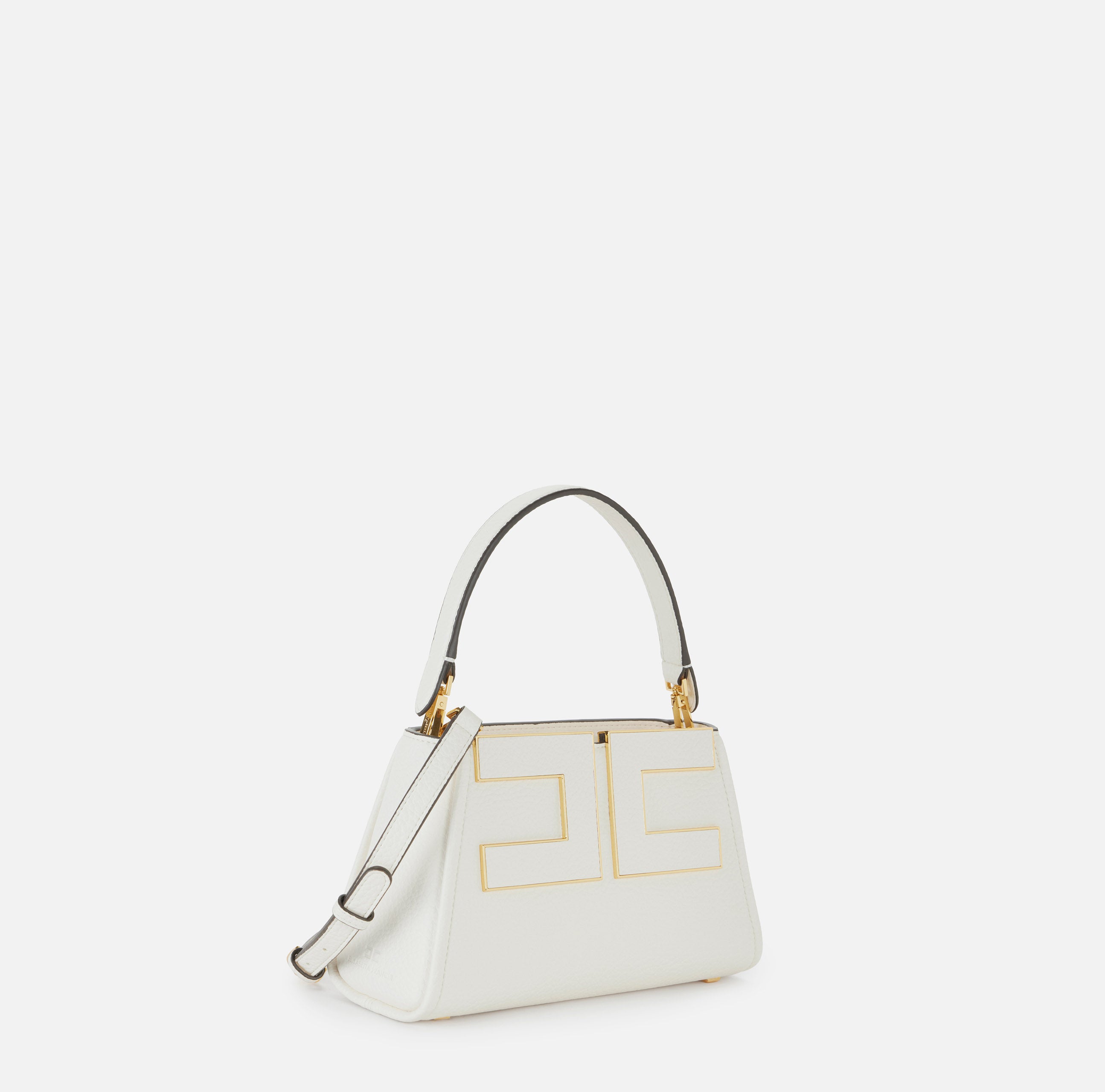 Elisabetta Franchi BS07A66E2 Borsa Ecopelle Burro 23 cm