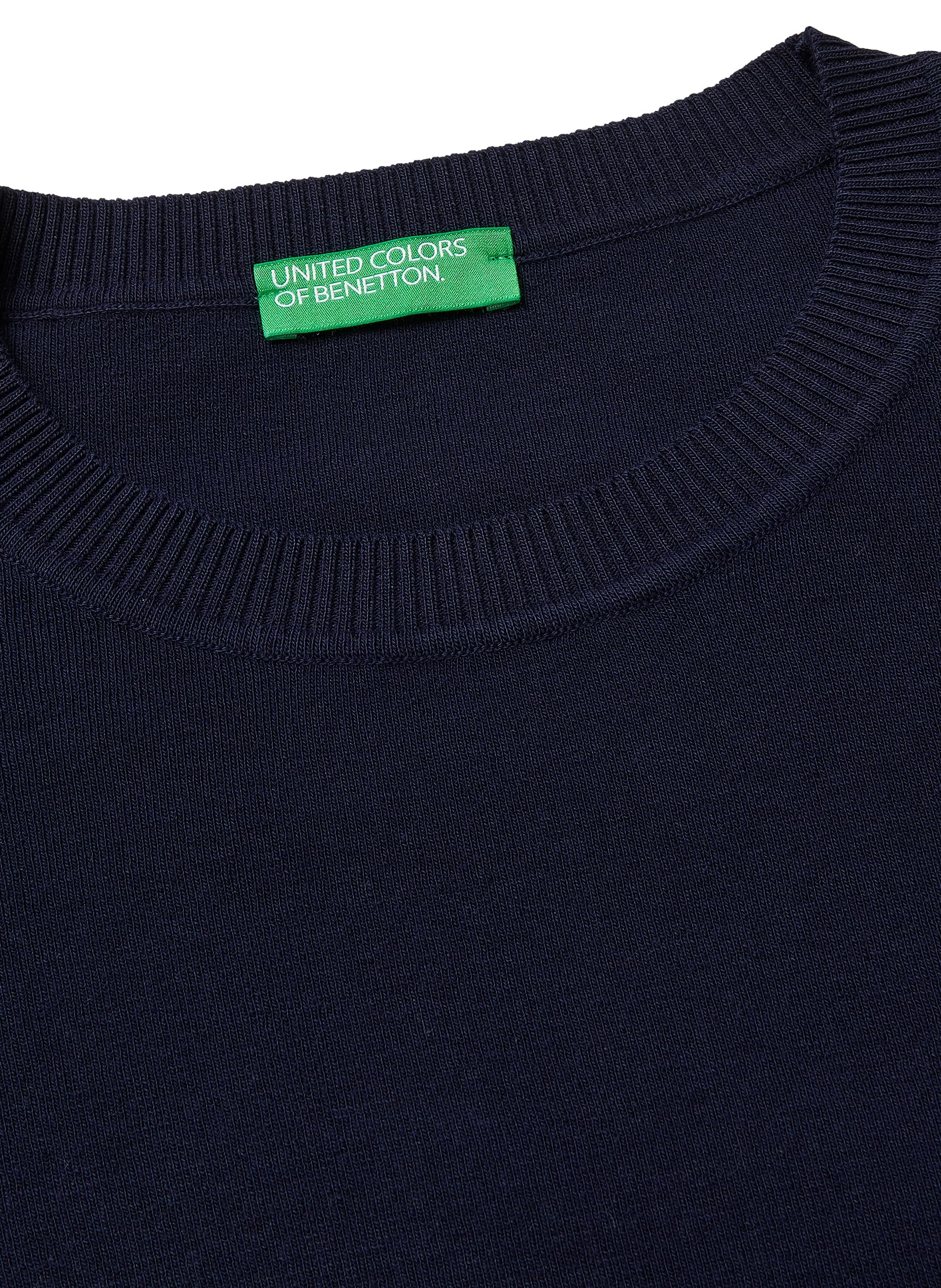 Benetton Maglia Donna Girocollo Manica Corta Regular