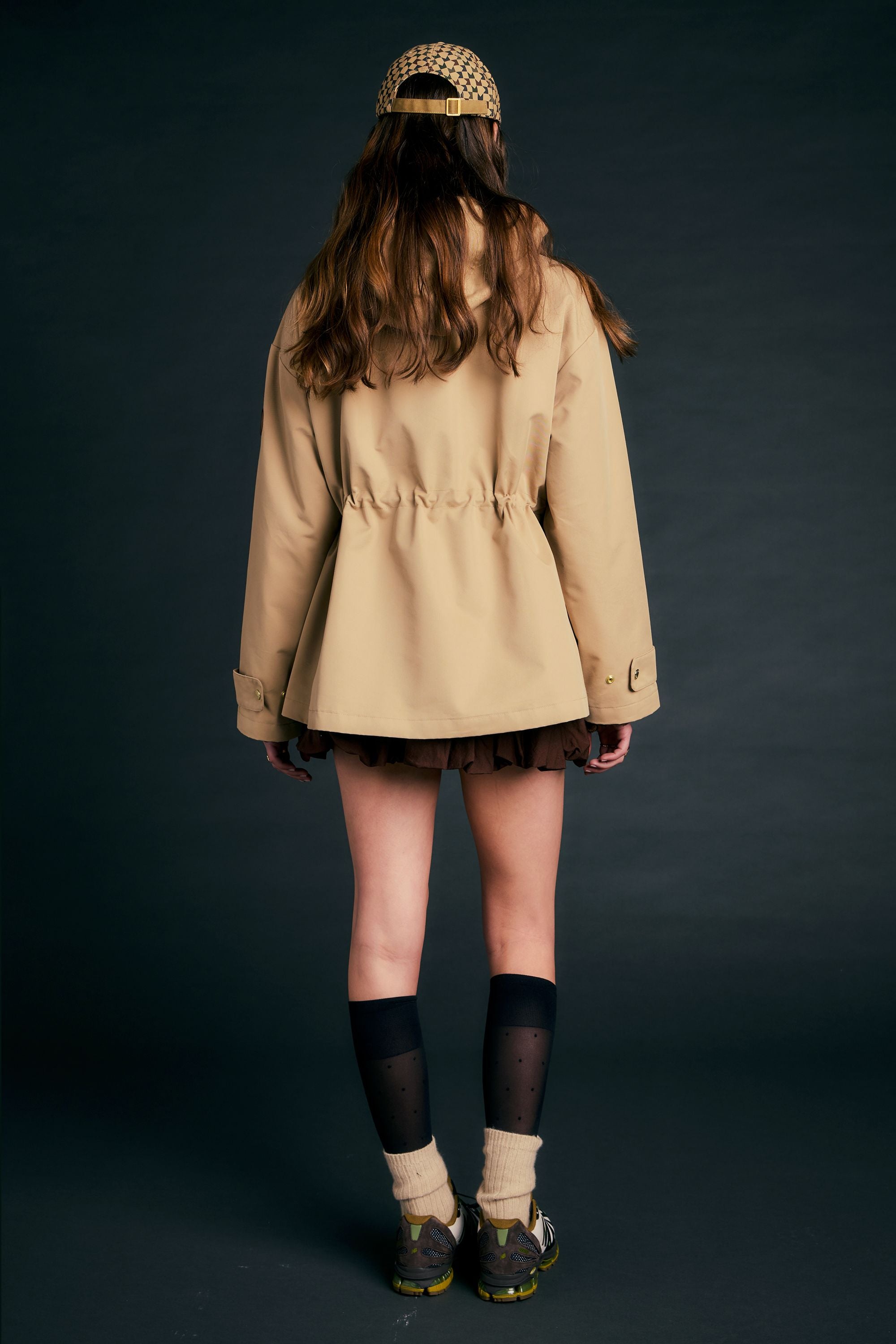 Karen Walker Rowan Parka Tan giacca cotone