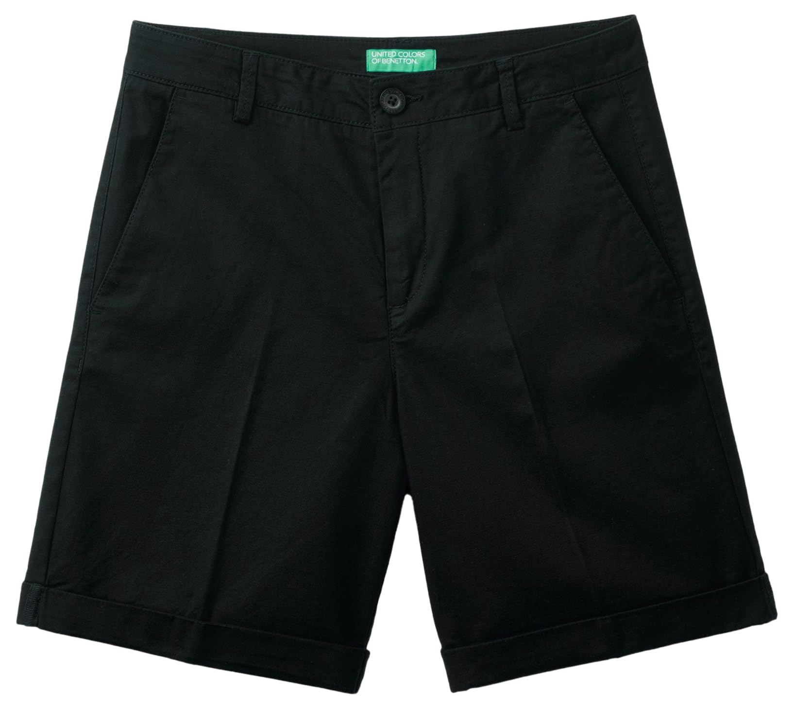 Benetton 4CV0592G5 Bermuda Donna Nero 42