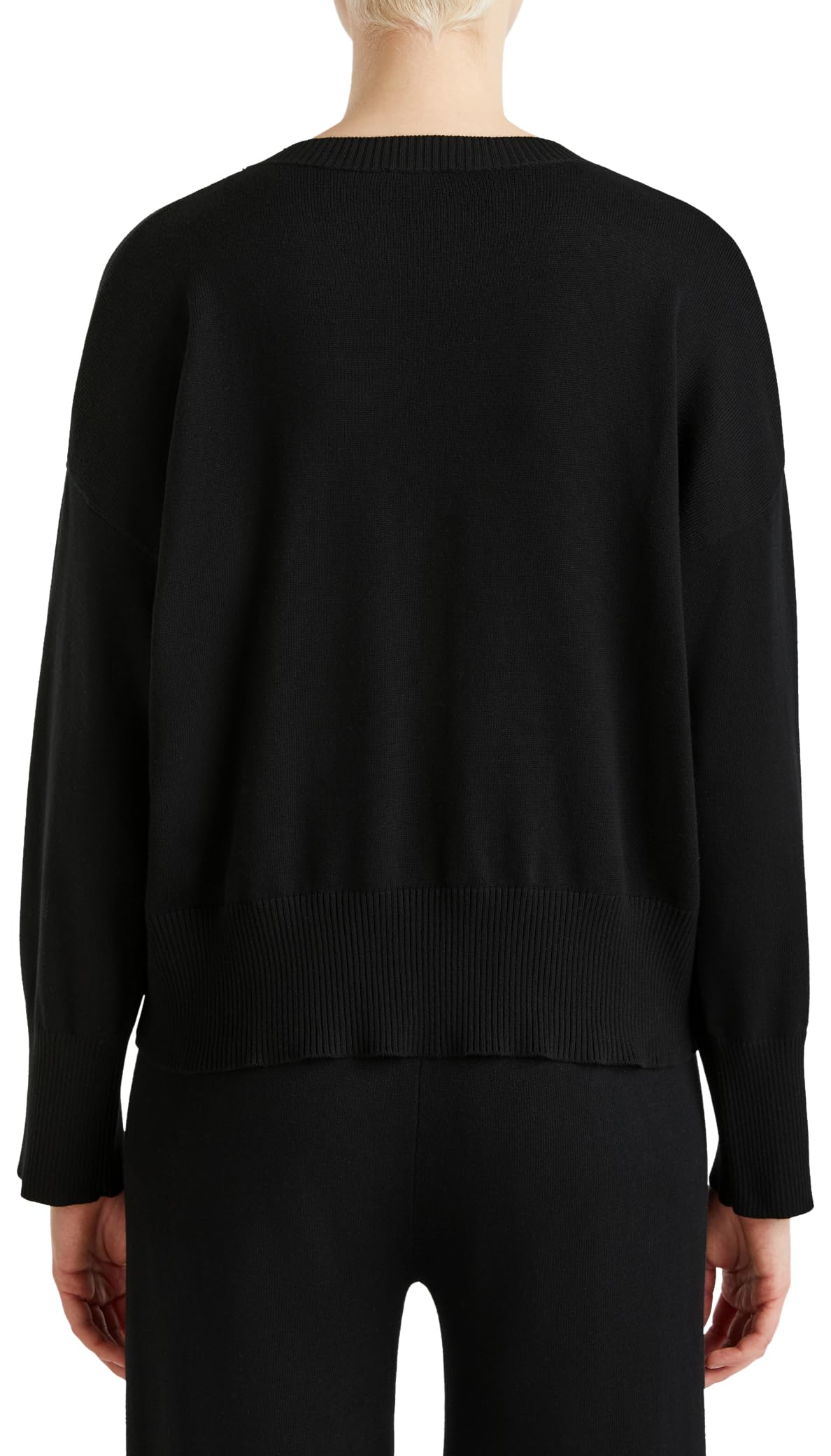 Benetton Maglieria maglione donna girocollo boxy quotidiano