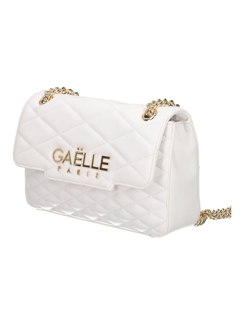 Gaelle Paris GAACW03078 borsa tracolla bianca trapuntata