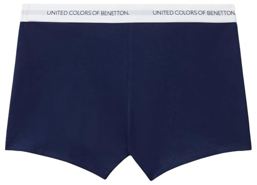 Benetton Boxer gamba 9 cm cotone organico jacquard