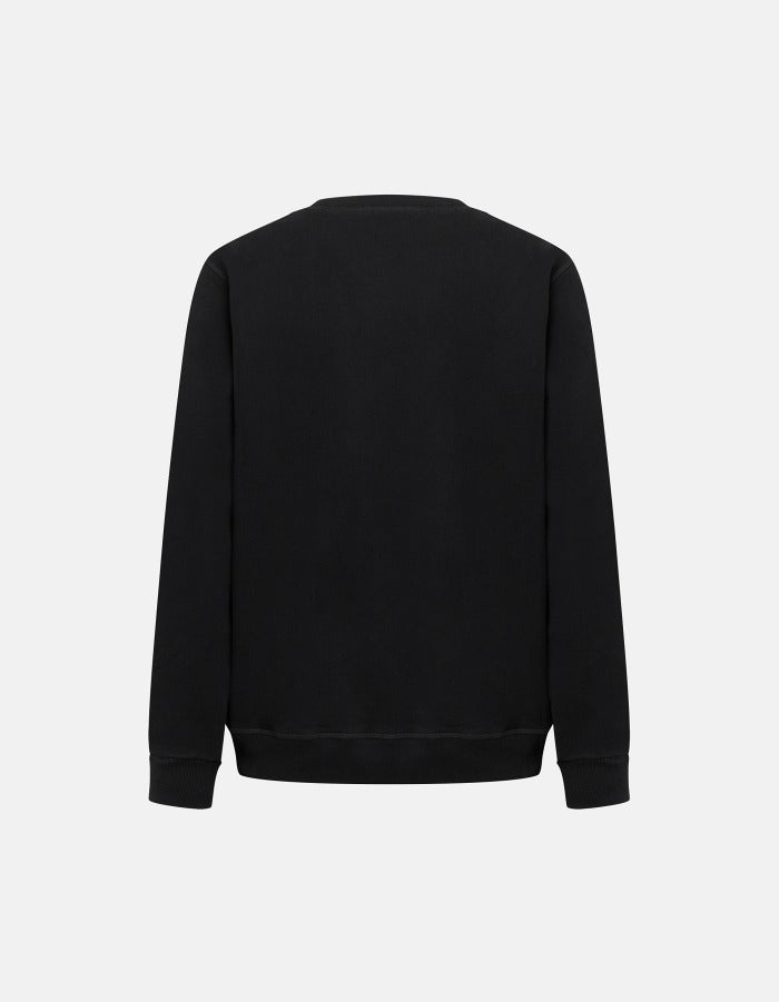 Dondup UF775 KF0254U felpa cotone nero uomo S