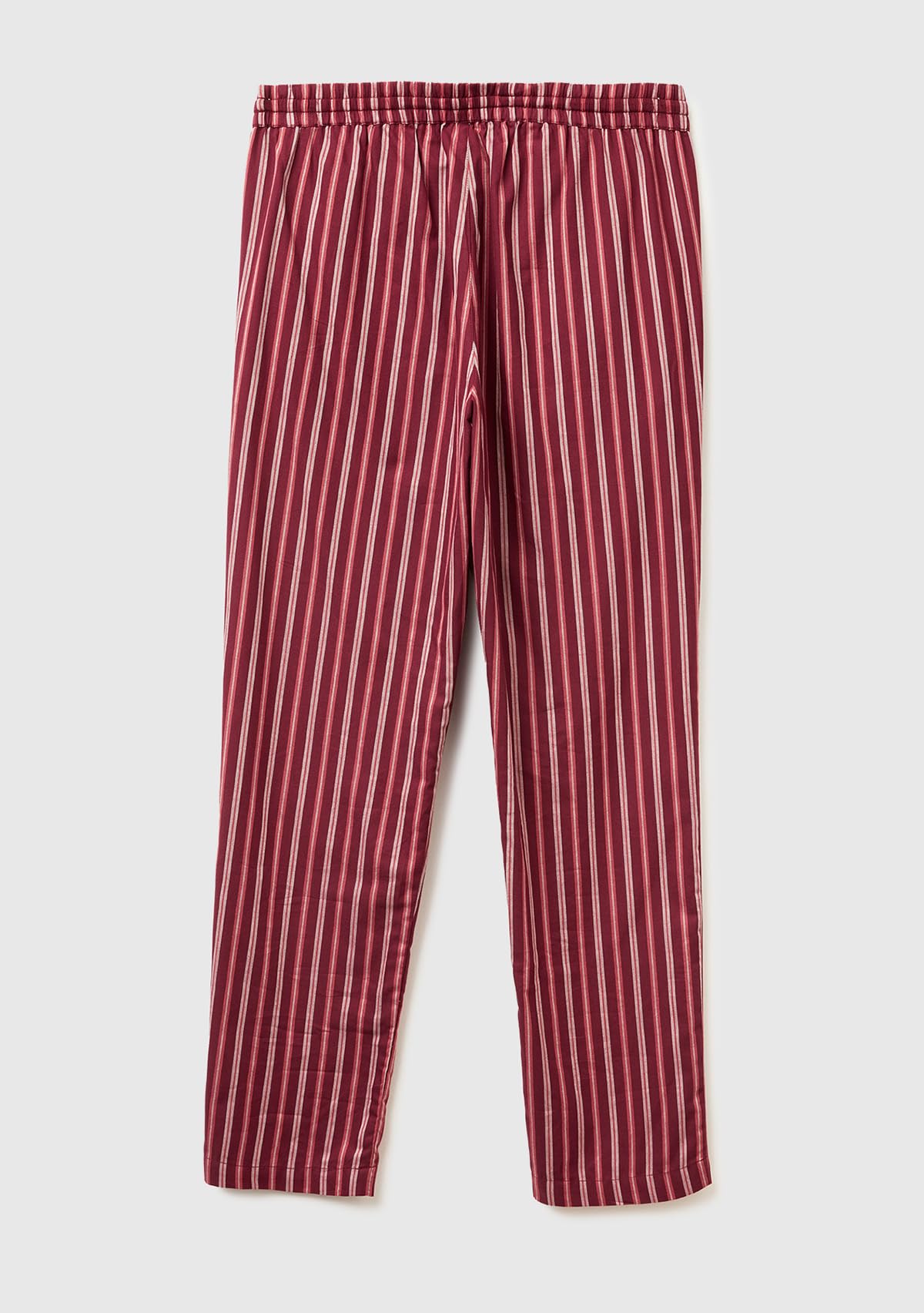 Benetton Pantalone Pigiama Uomo Tela Rosso Taglia S