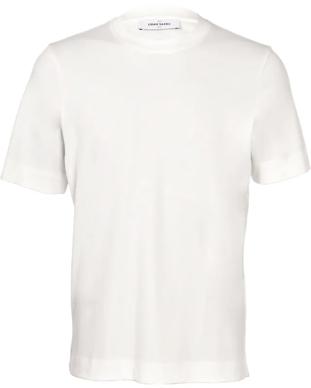 Gran Sasso 60139 81001 t-shirt bianco cotone pima