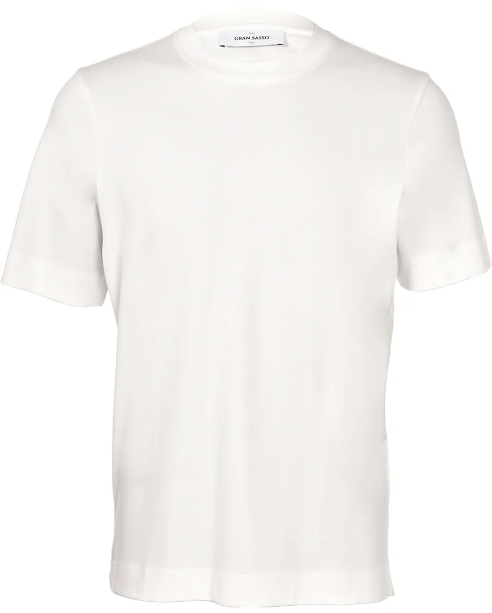 Gran Sasso 60139 81001 t-shirt bianco cotone pima