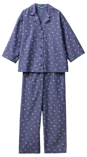 Benetton 46QX3P00Z Set Pigiama Donna Chambray XX