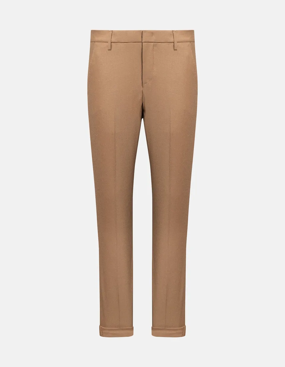 Dondup Gaubert UP235 pantalone cammello flanella slim