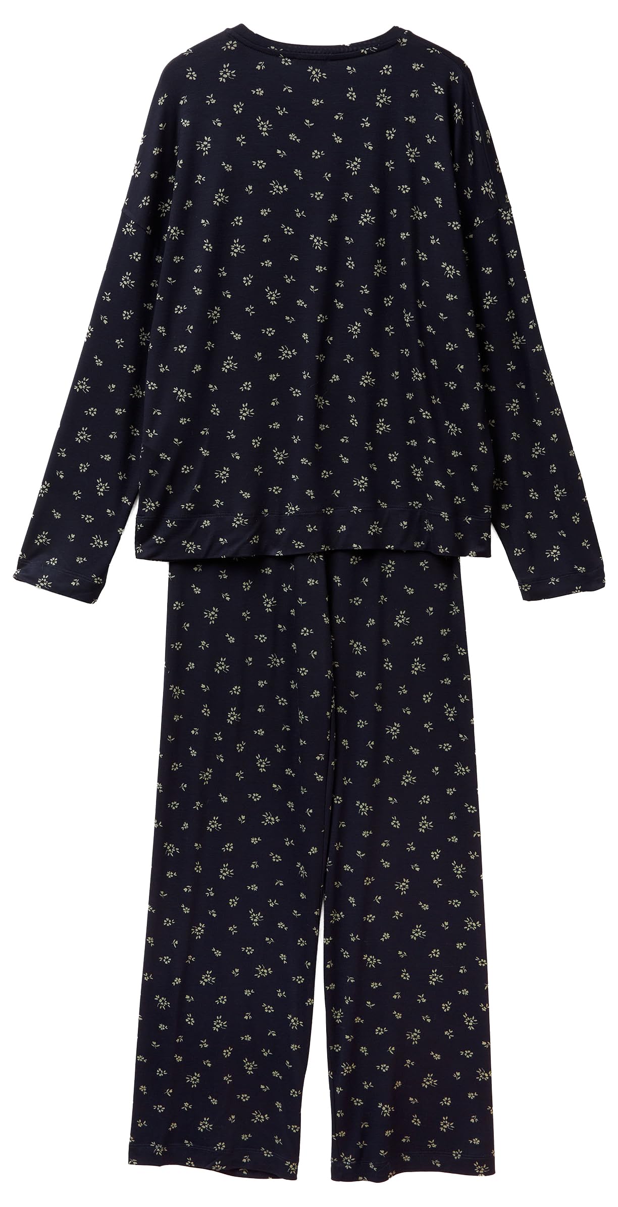 Benetton Pigiama Donna Viscosa All Over Taglia M