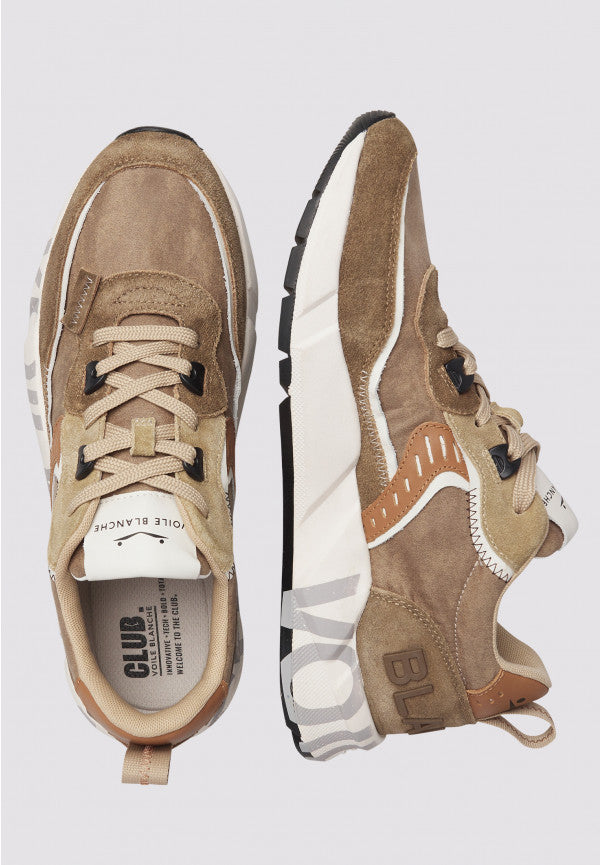 Voile Blanche Club01 2017465 Sneakers Uomo Marrone Suede