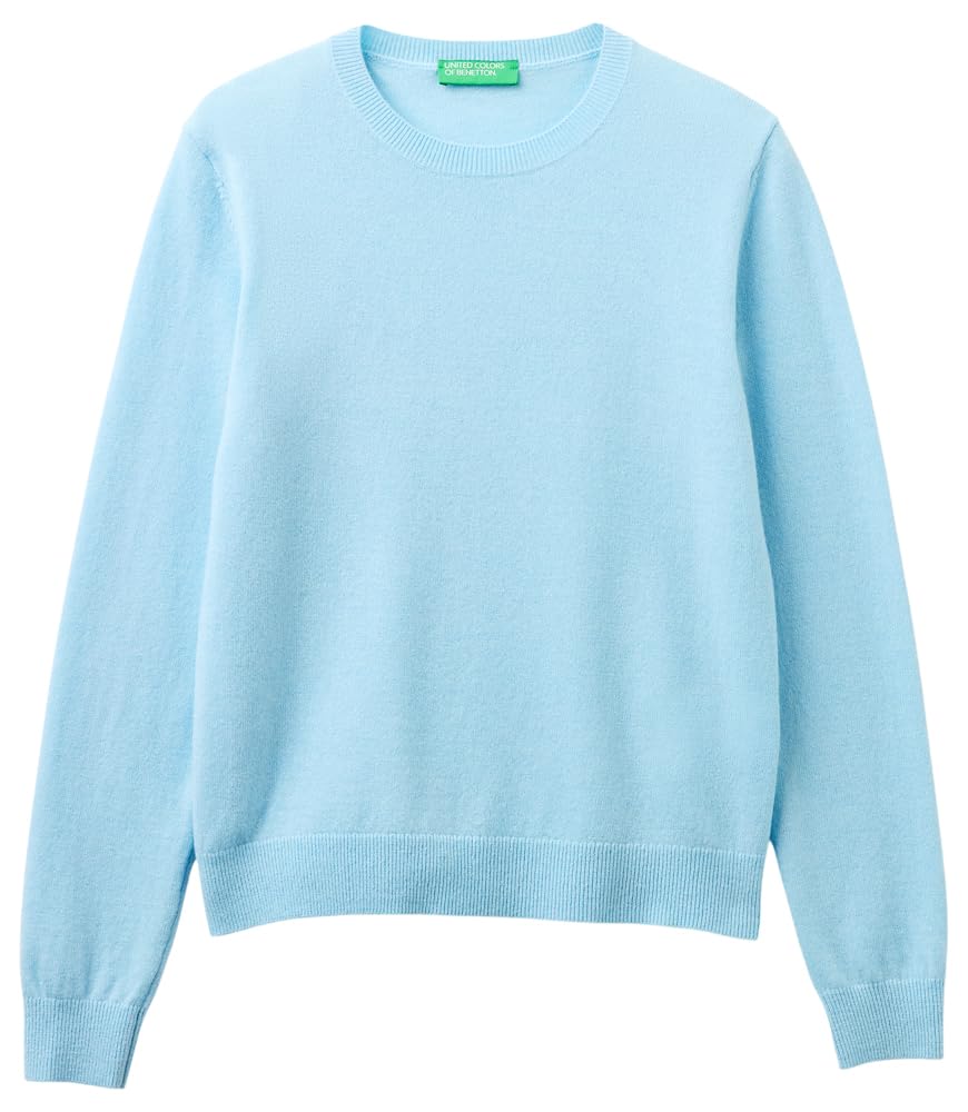 Benetton Maglieria 1002d1k01 maglia girocollo blu XXS