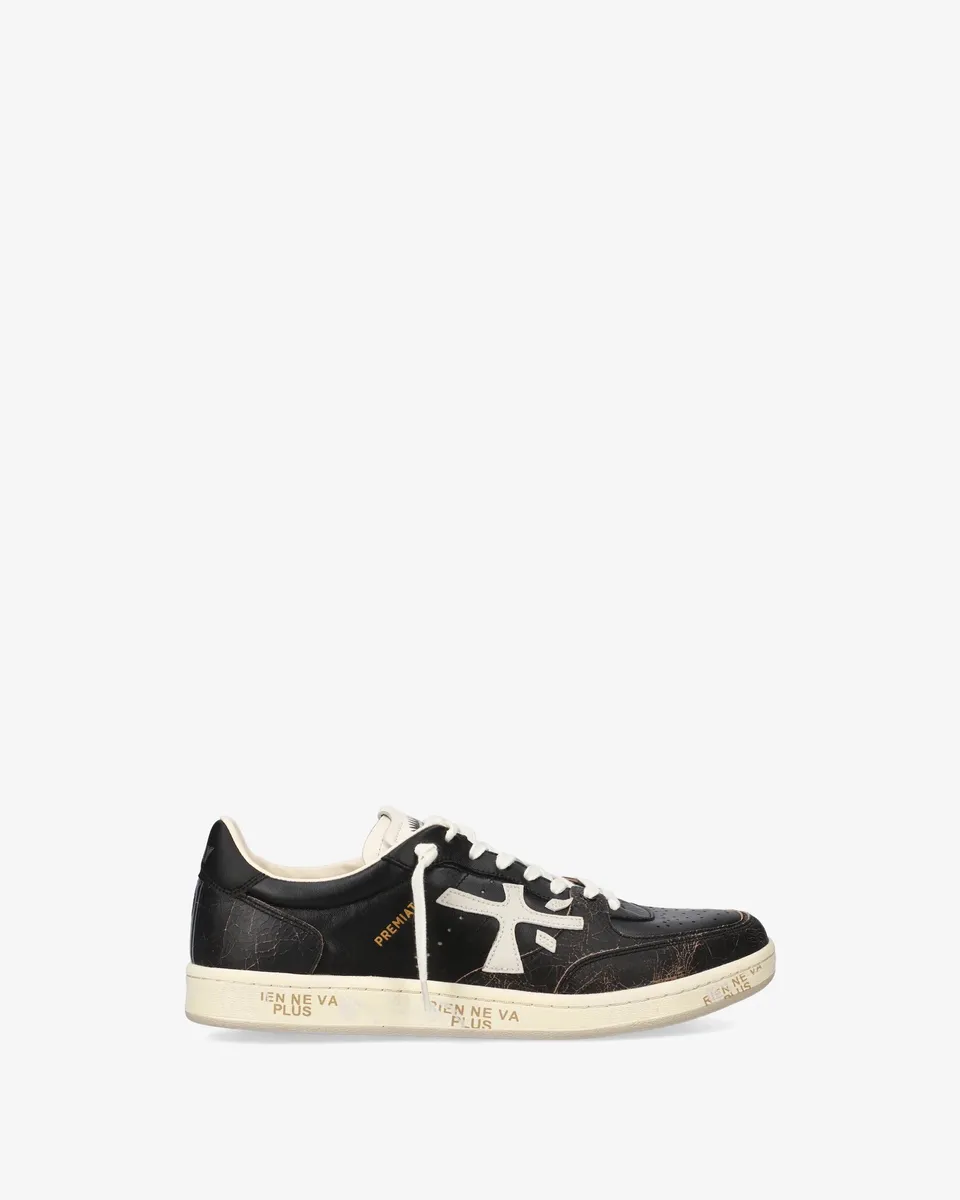 Premiata Bskt Clay 7265 Sneakers Pelle Nero Uomo
