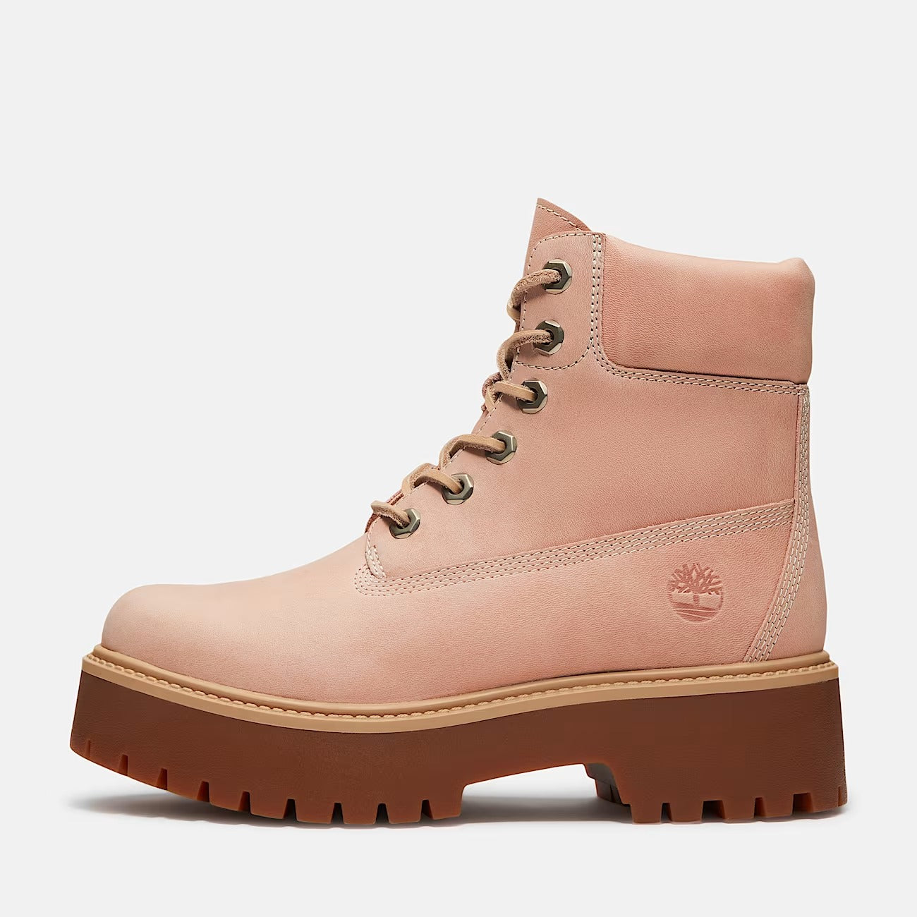 Timberland Stone Street 6 Inch Scarponcino Donna Rosa Chiaro