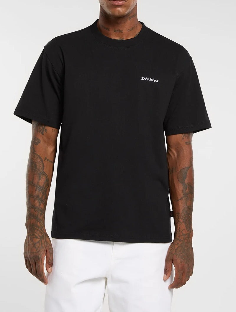 Dickies Loretto DK0A89EN t-shirt nera cotone relaxed fit