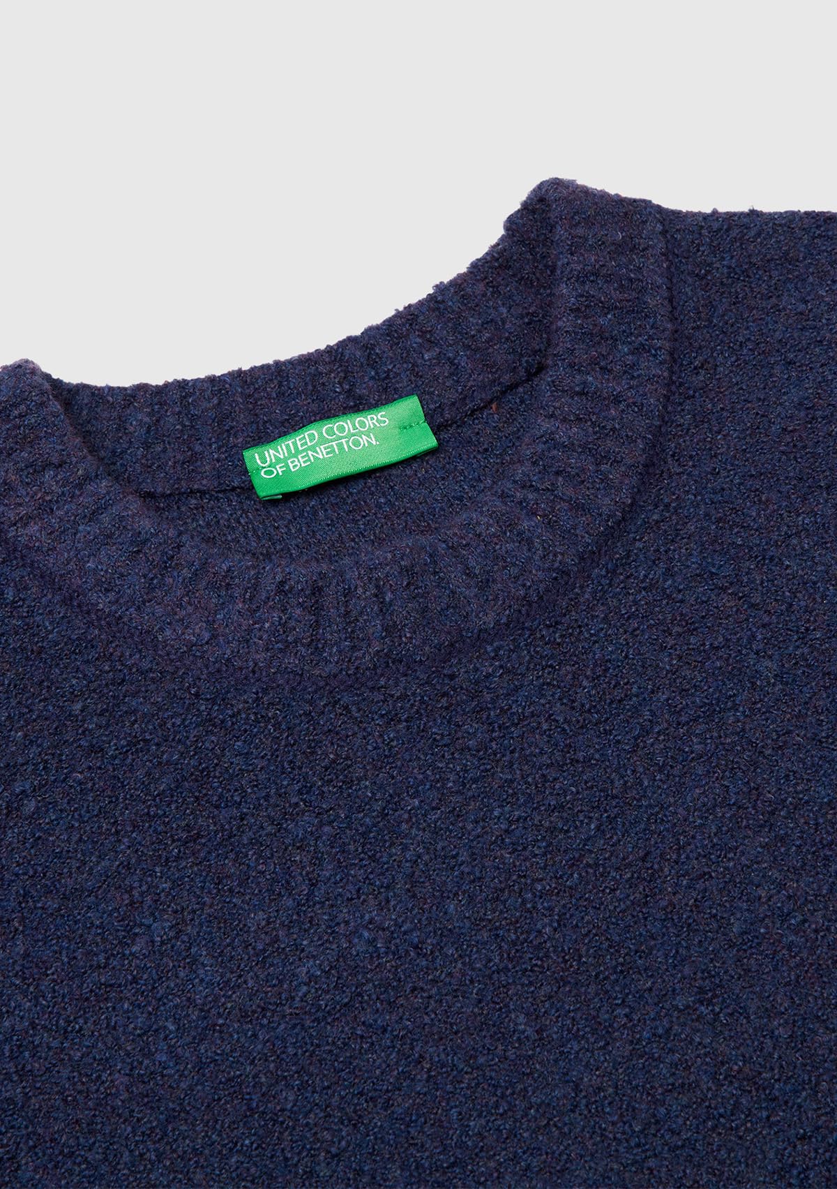 Benetton Maglieria 1l5yu10ad Maglione Uomo Girocollo Bouclé