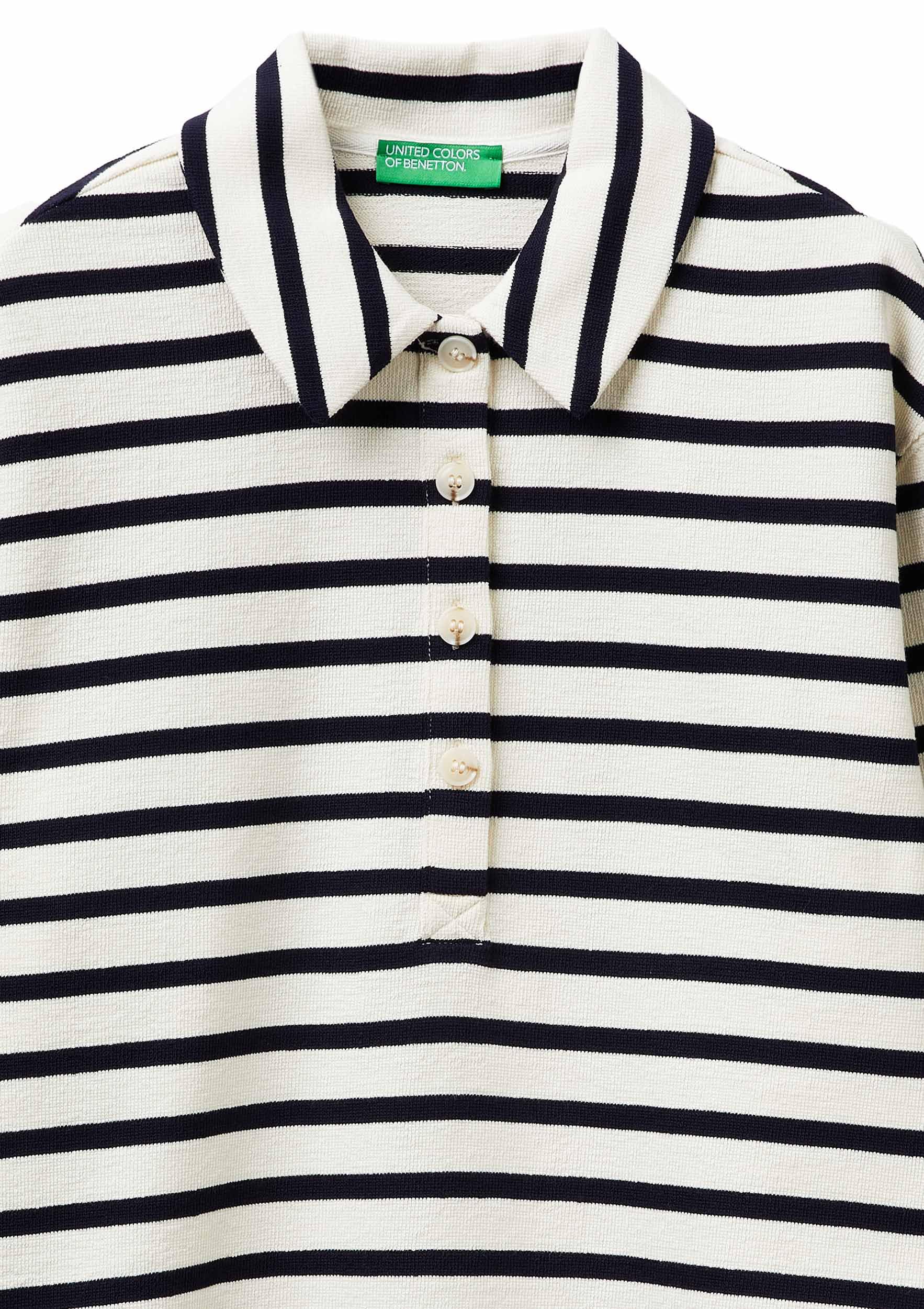 United Colors of Benetton 3pnud3018 Polo Donna Panna XXS