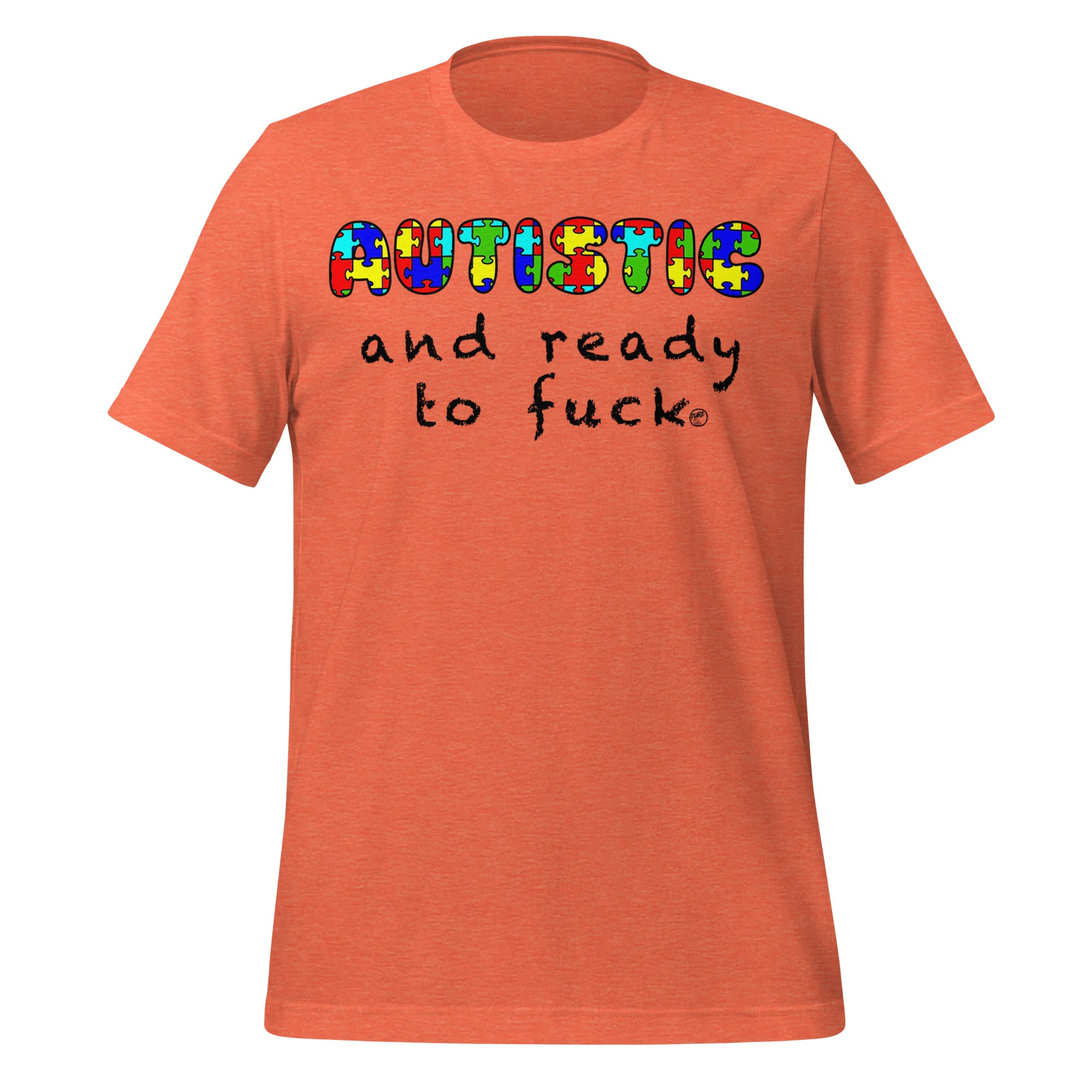 Pure Trash Autistic and Ready t-shirt uomo bacca