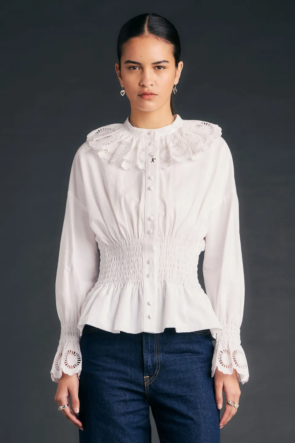 Karen Walker Treasurer Shirt camicia White cotone organico