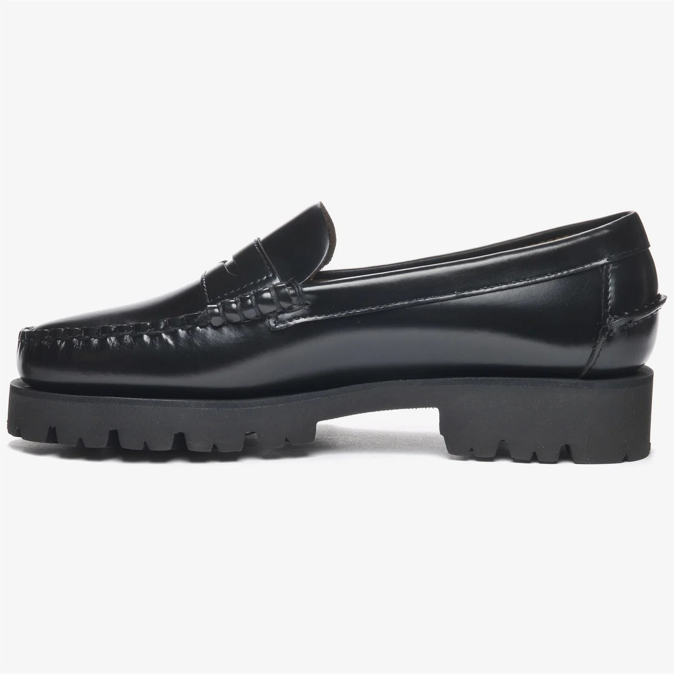 Sebago Dan Lug 7002IJO mocassino donna nero pelle