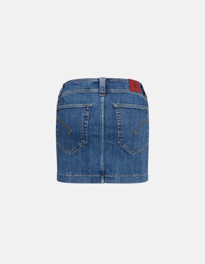 Dondup G660B DS0397D gonna donna blu denim stretch