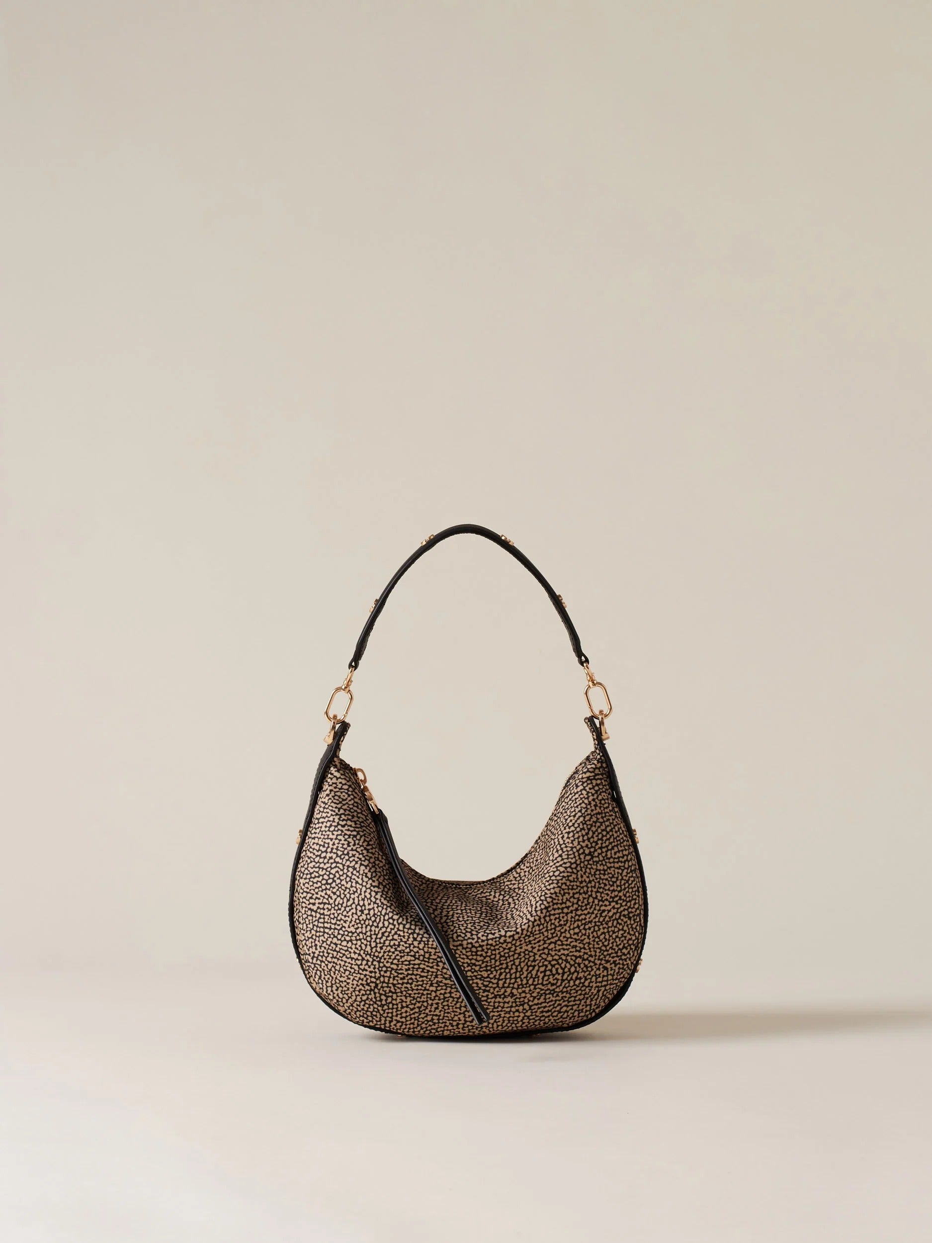 Borbonese Frame Small 91010219 AH1 borsa hobo OP nero