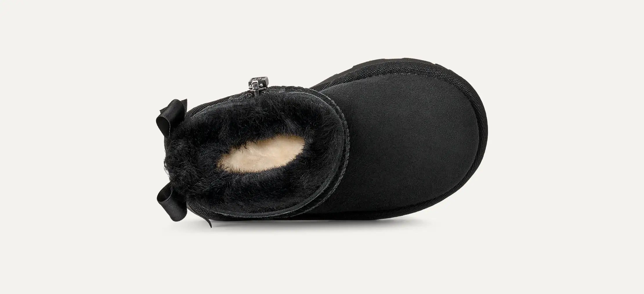 UGG Ultra Mini Bailey Bow 1185920T Scarponcino Bambina Nero