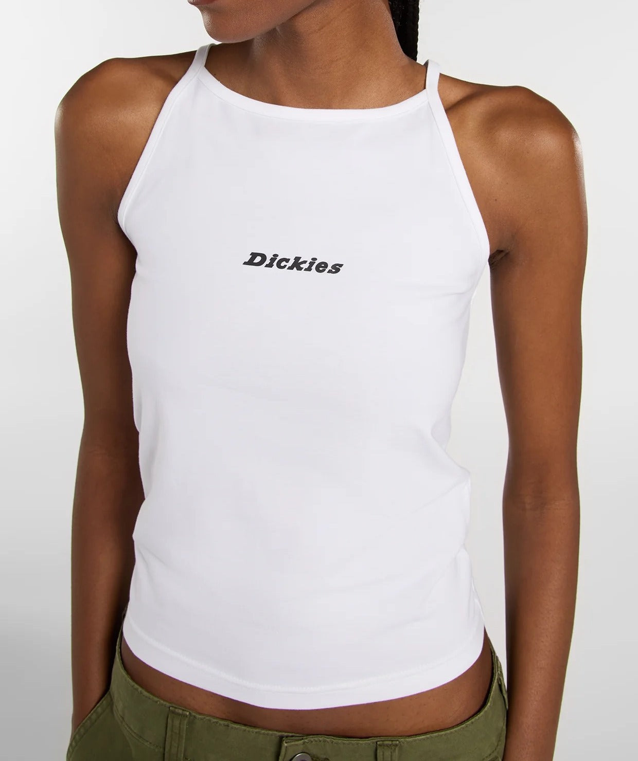 Dickies Honeyville DK0A8852 canotta white cotone slim