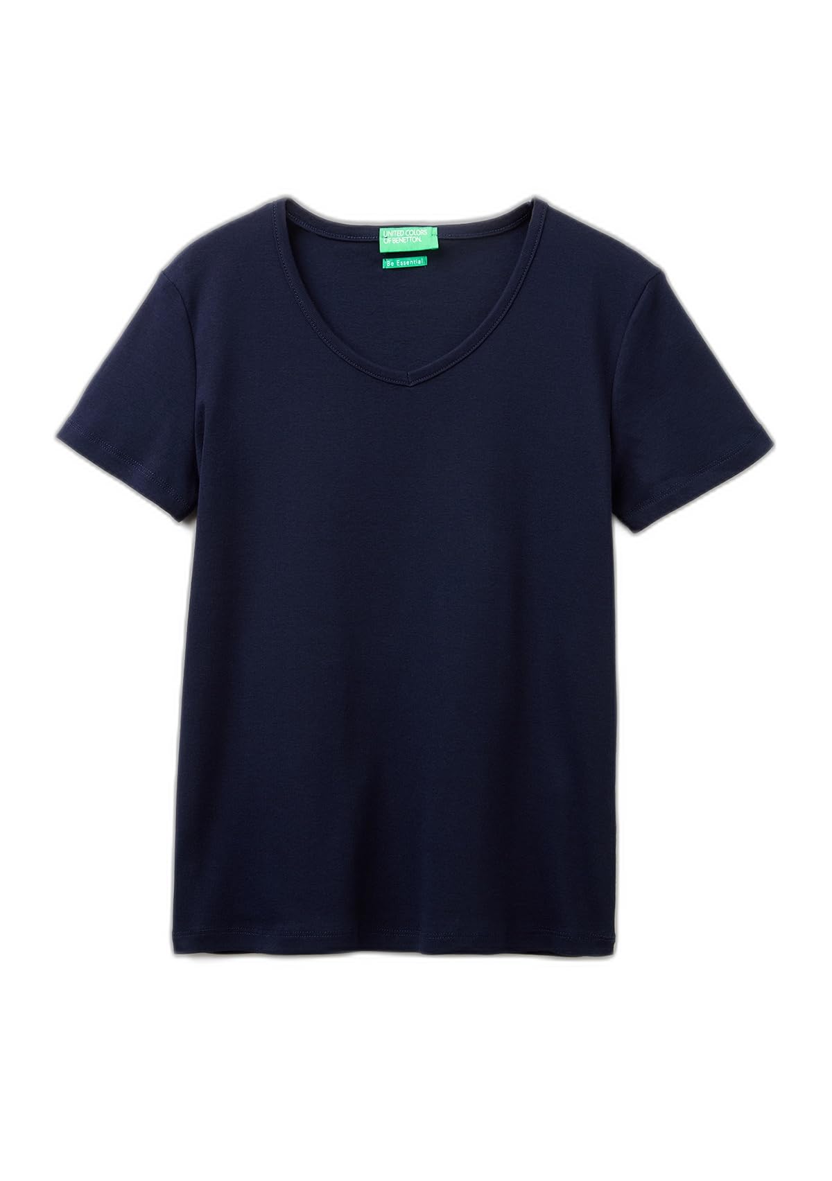 Benetton 3ga8d4029 T-Shirt Donna Beige Slim XXS