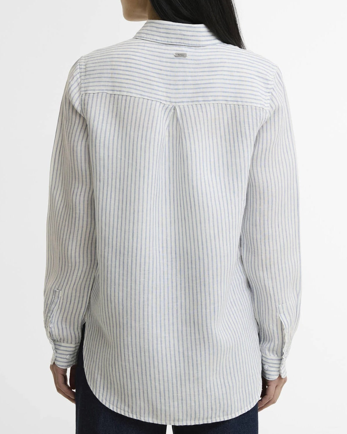 Barbour Marine LSH1315 camicia donna chambray stripe lino