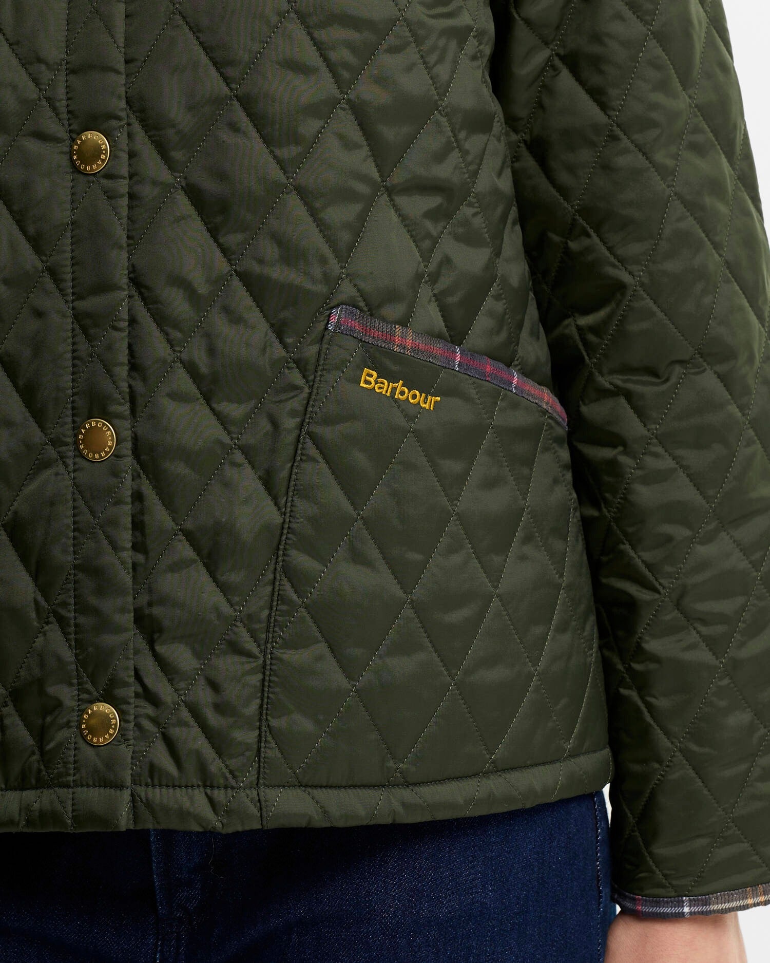 Barbour LQU1934 Liddesdale Giacca Trapuntata Olive Donna