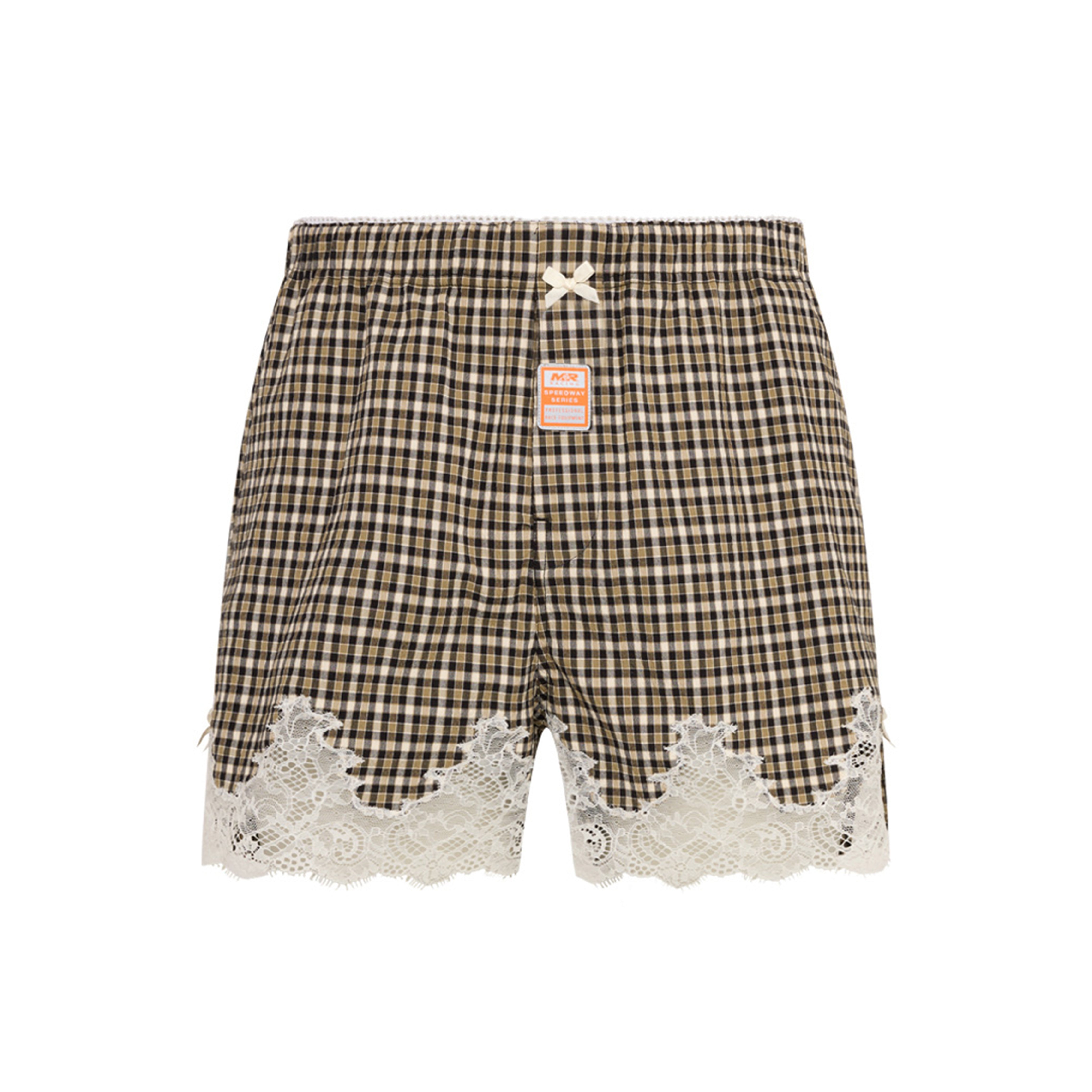Martine Rose French Knickers shorts nero verde cotone