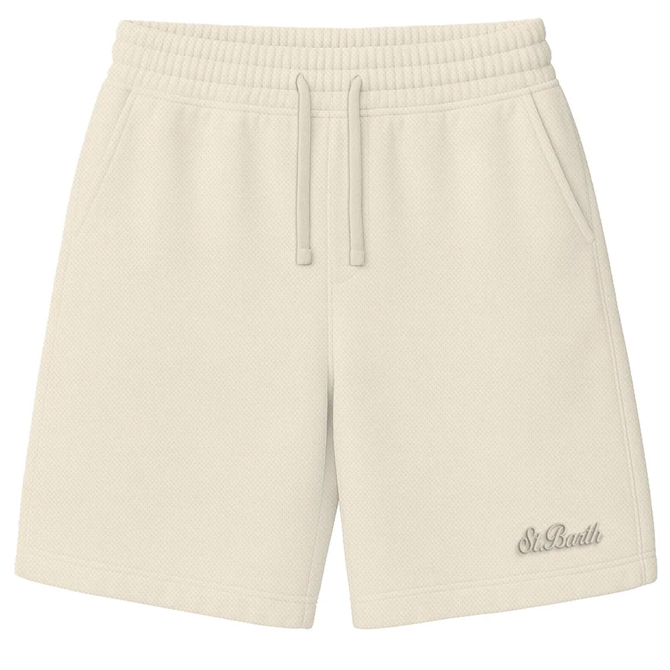 MC2 Saint Barth Brayden 00209L Shorts Uomo Cream Cotone