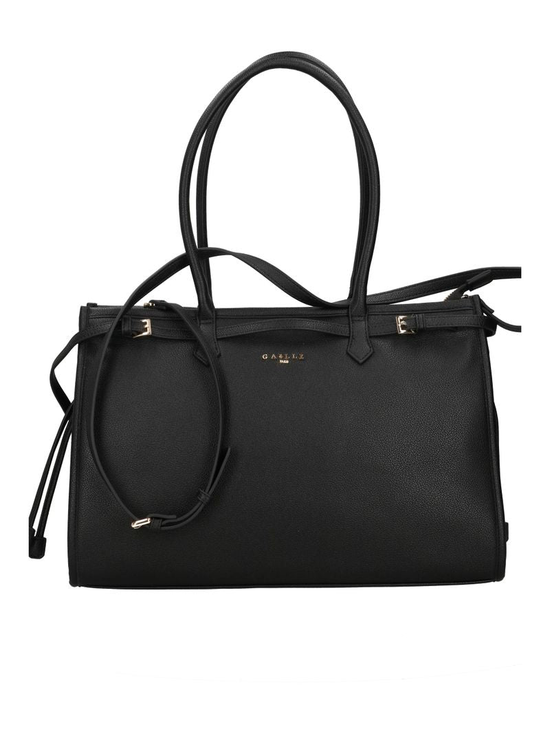 Gaelle Paris GAACW03043 Maxi Shopper Nero Ecopelle