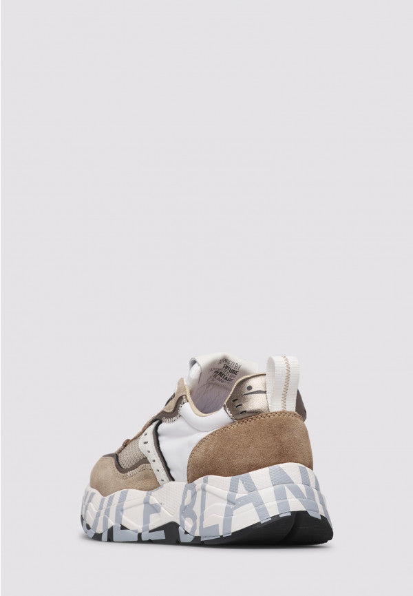 Voile Blanche Club 105 201747523 sneaker Marrone Bianco