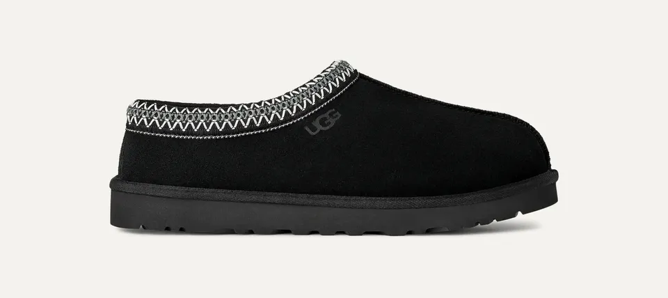 Ugg Tasman II 1174671 Ciabatta Uomo Nera Camoscio