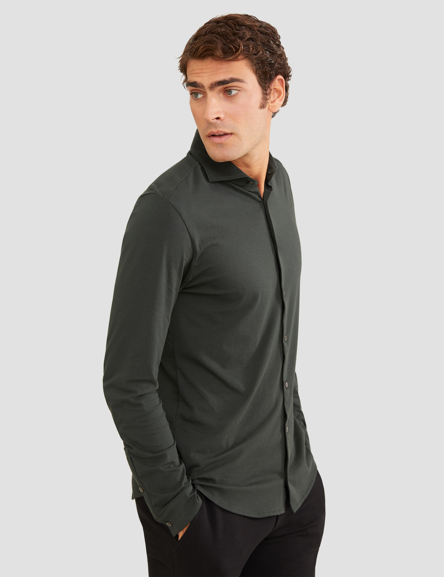 Stefan Brandt Otis M HAI LA Super 60 Camicia Regular