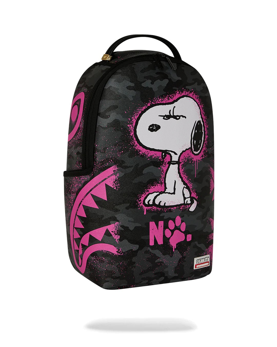 Sprayground Snoopy Pink Stencil zaino 910B8781NSZ nero rosa