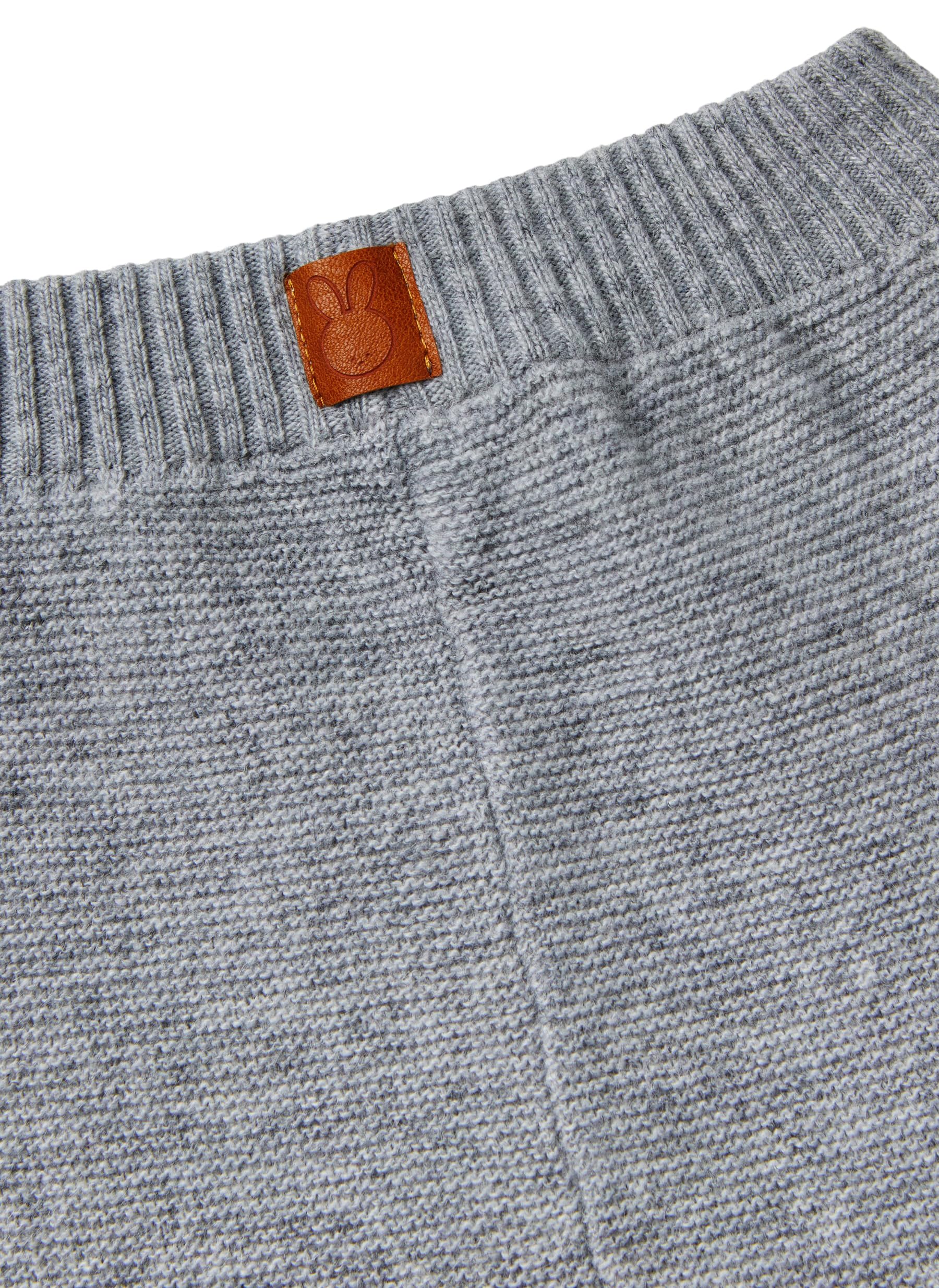 Benetton Pantaloni bimbi trecce taglia 50 grigio rosa