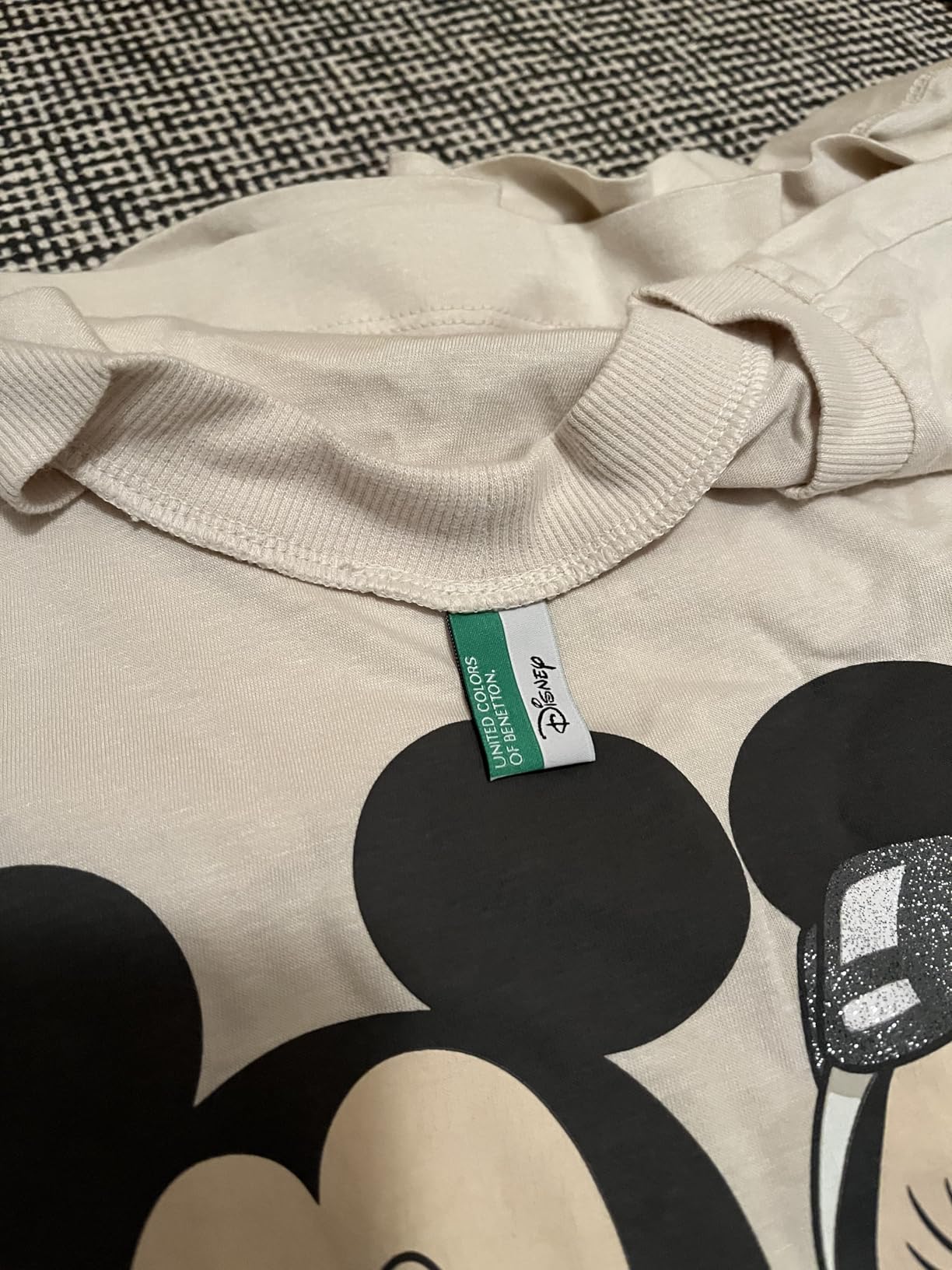 Benetton Camicia da Notte Donna XS jersey stelle