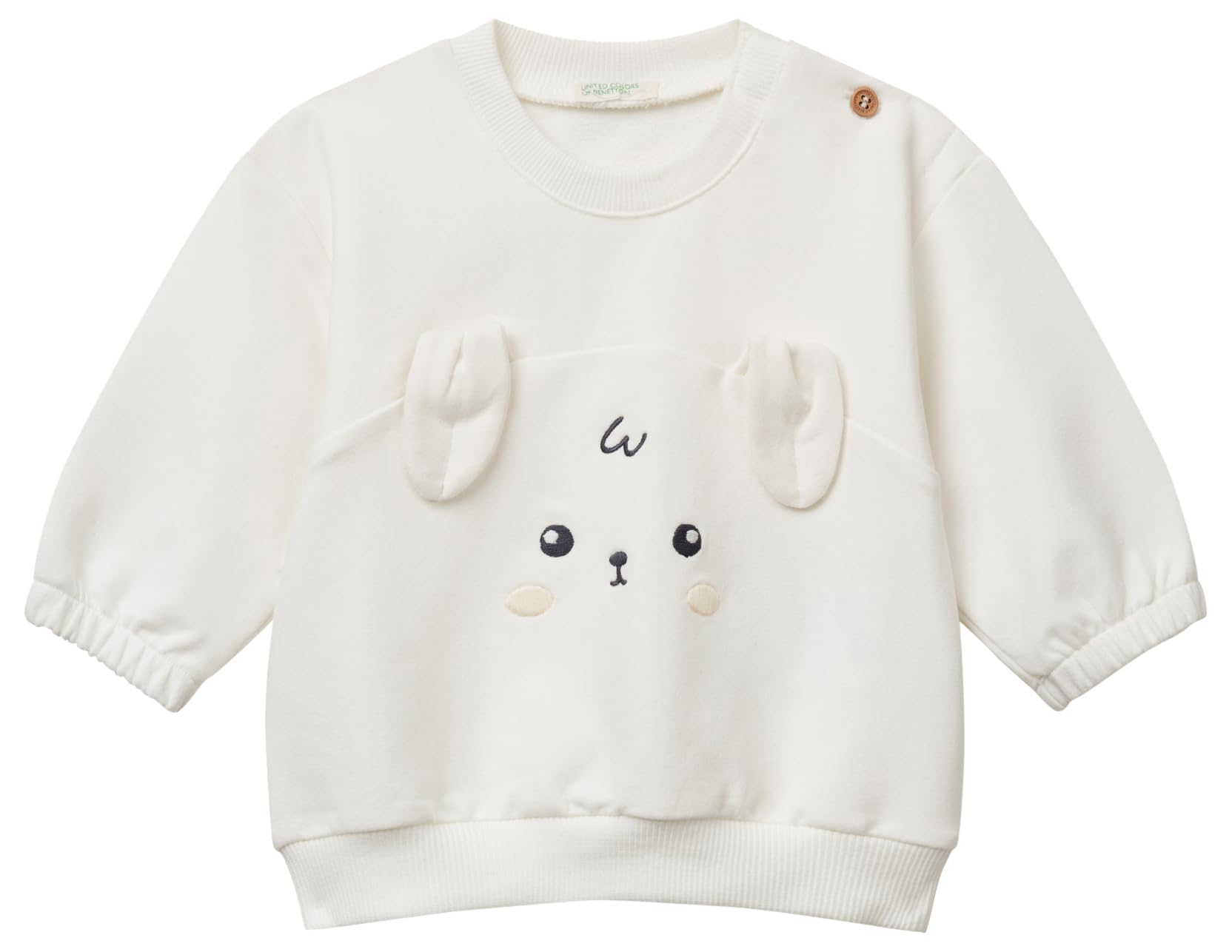 Benetton Felpe e Tute Maglia Tuta Bimbo Taglia 62 Cotone Organico