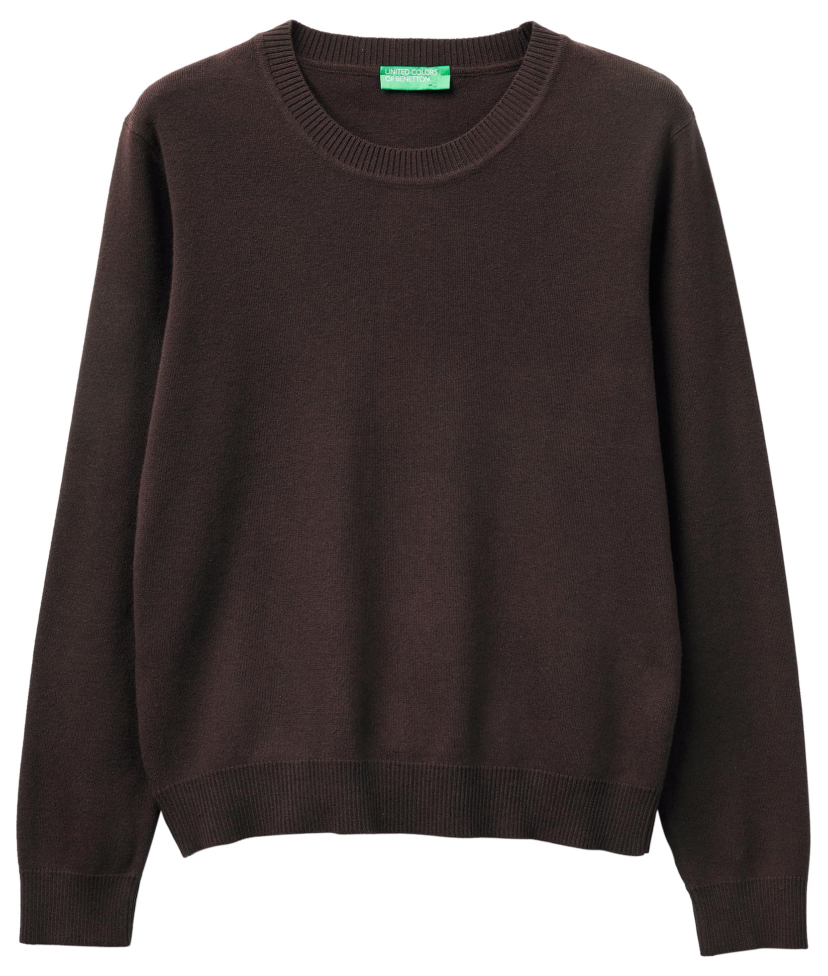 Benetton Maglieria 1c19d10fv Maglione Donna Rosa tinta unita