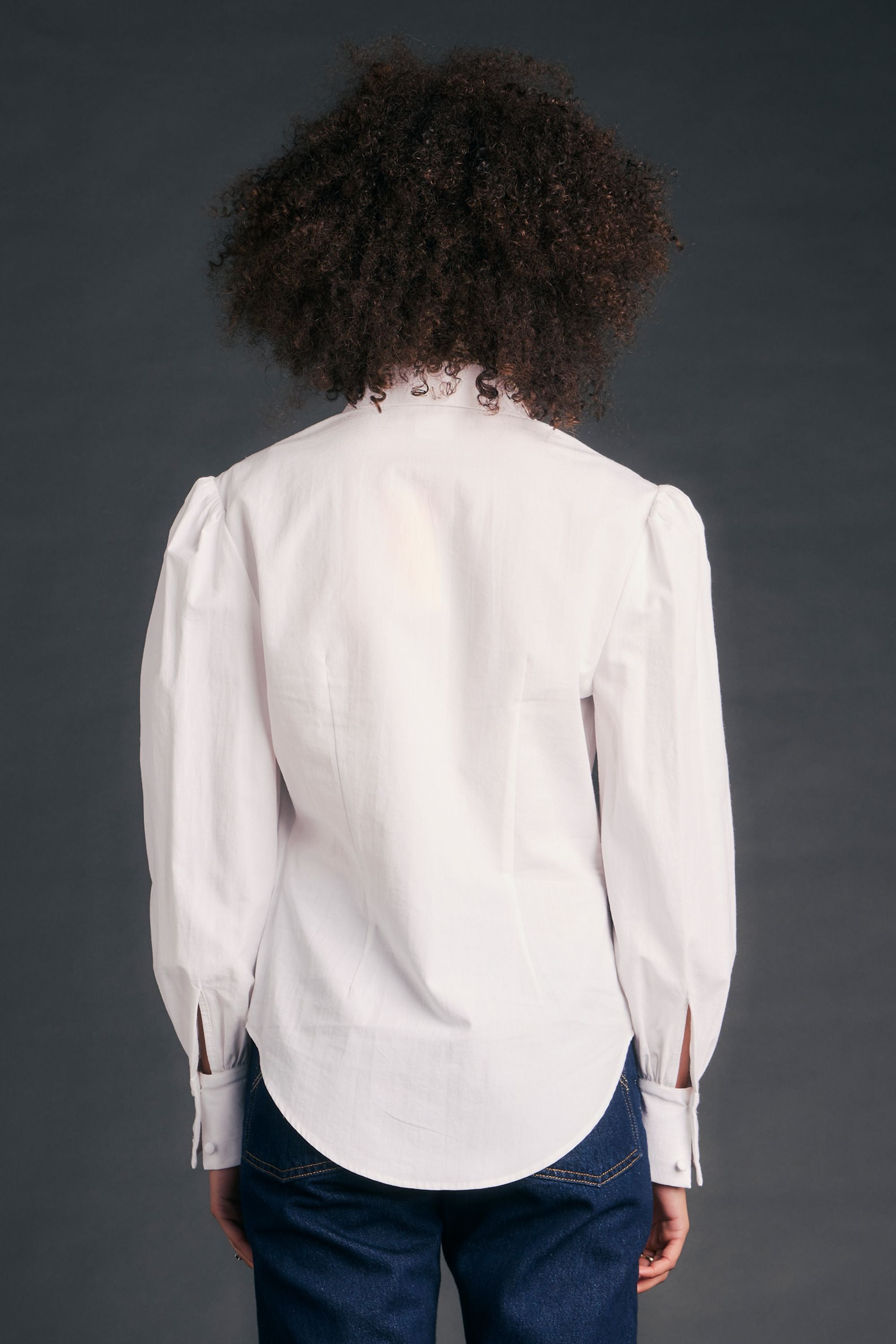 Karen Walker Premier Shirt camicia White cotone organico