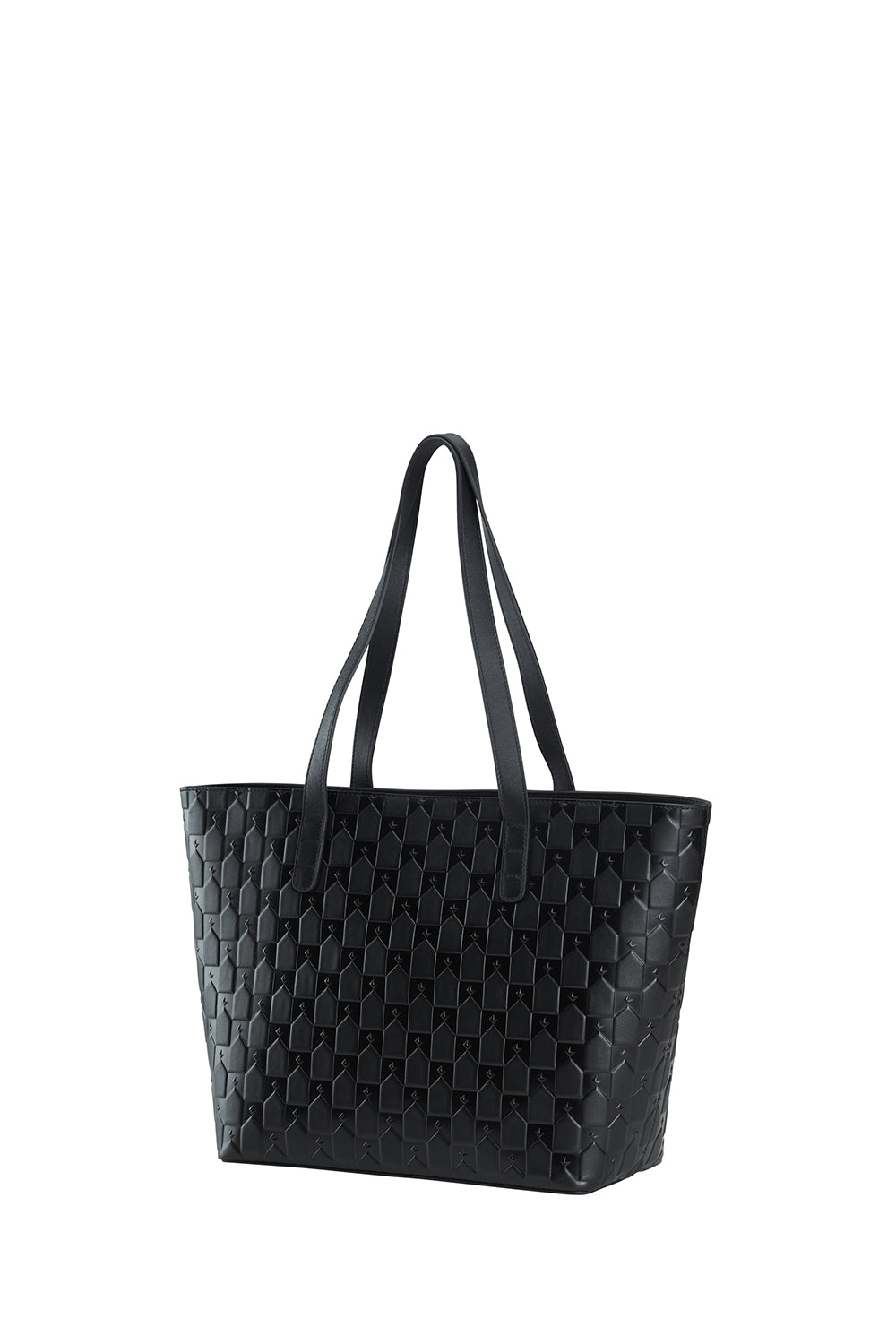 Karen Walker Monogram Tote Black borsa pelle
