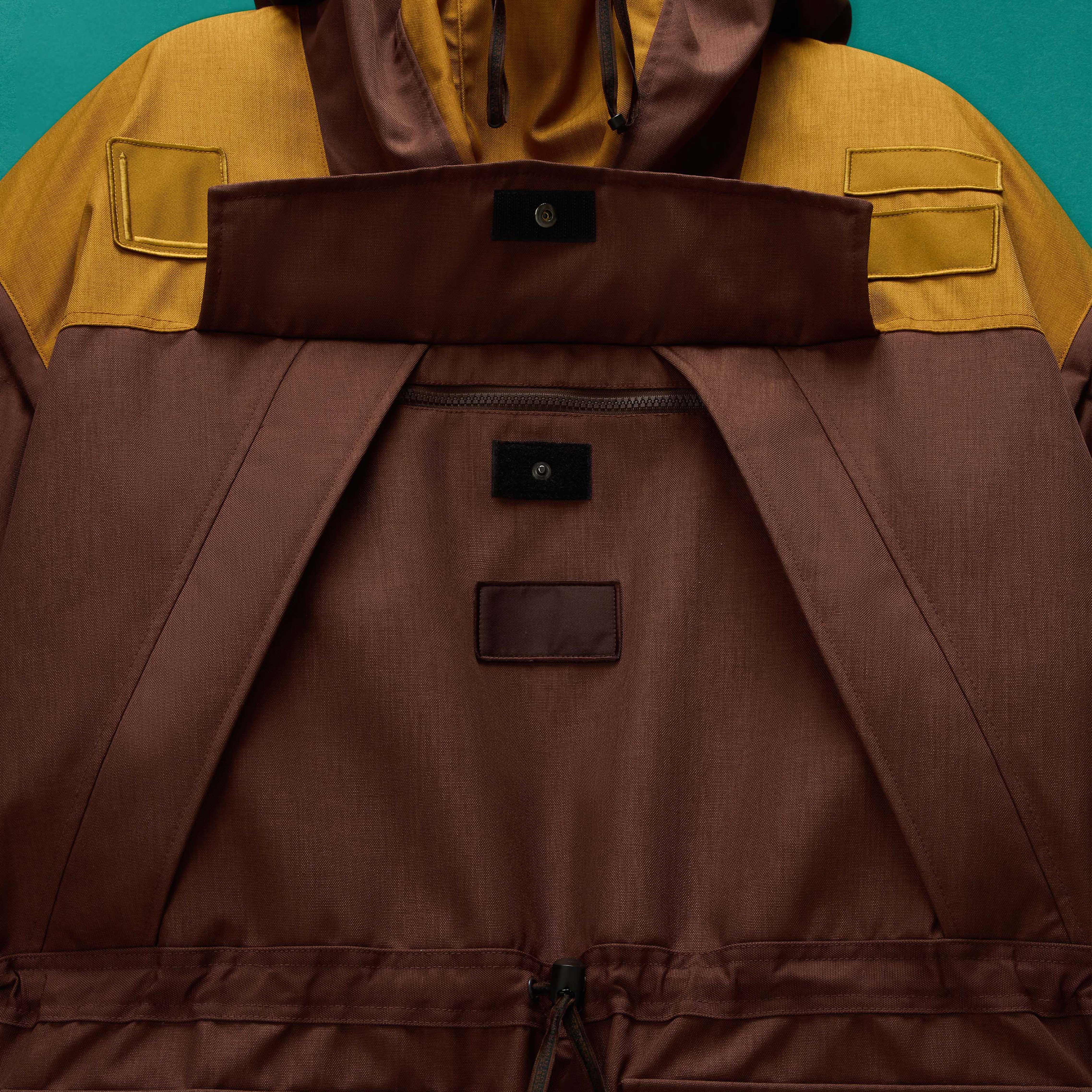 Martine Rose Skidoo Common Anorak giacca chocolate oversize